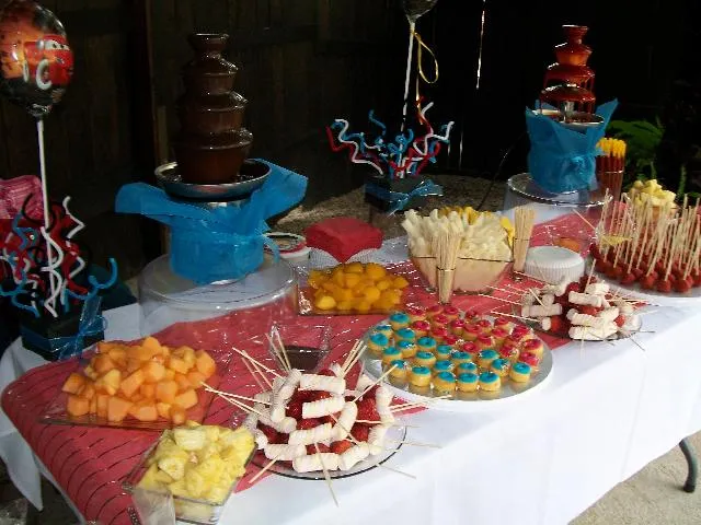 Mesa de botanas para bodas - Imagui