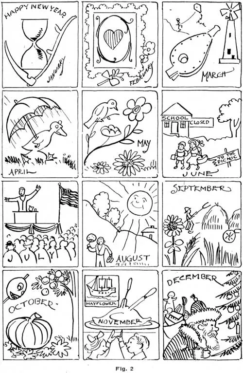 Los meses del año con dibujo toda las imagenes para colorear - Imagui