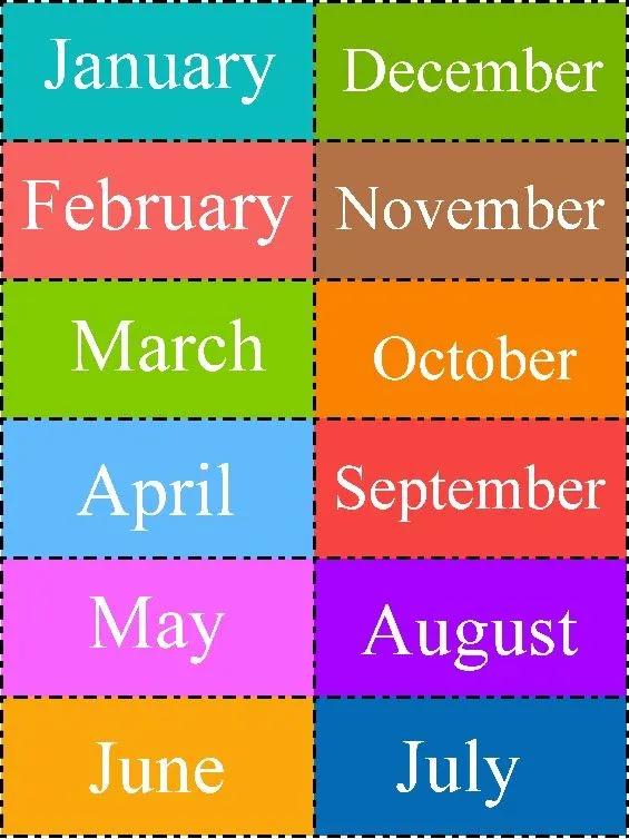 Los meses del año | Aprendizaje Divertido