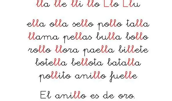 METODO DE LECTOESCRITURA LETRA LL - Orientación Andújar - Recursos ... METODO DE LECTOESCRITURA LETRA LL - Orientación Andújar - Recursos ...