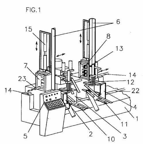 Metodo de mecanizacion de perfiles de marcos y maquina de ...