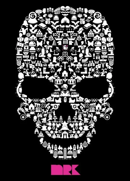 Metro de la Ciudad de México: Calavera // Mexico City Subway: Skull |