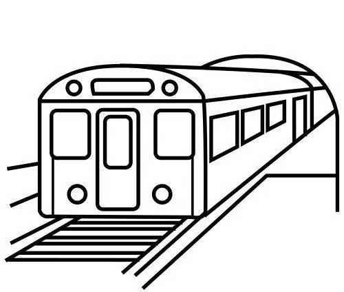 Dibujos para colorear del metro - Imagui