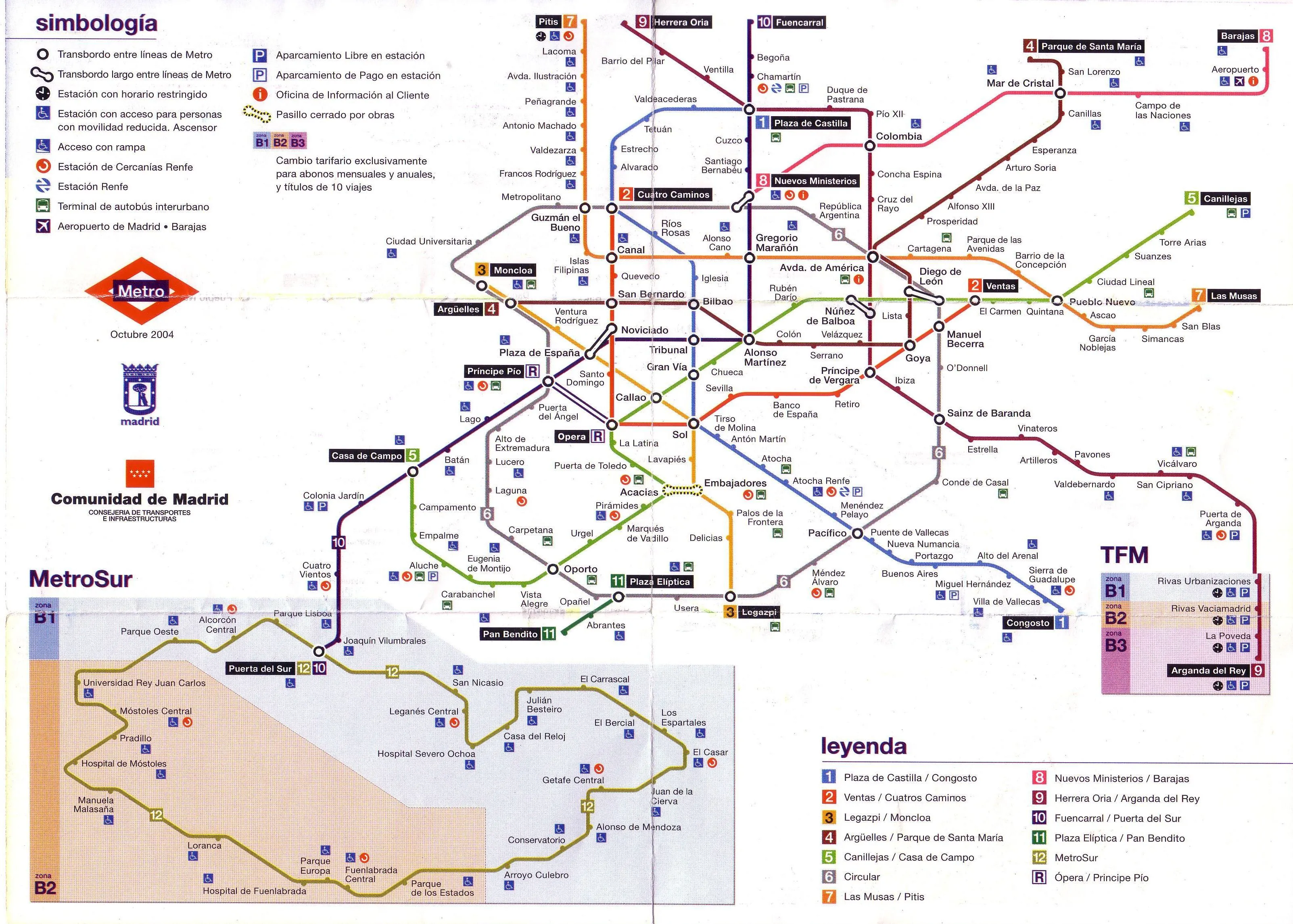plano metro Madrid | Esas cuartillas