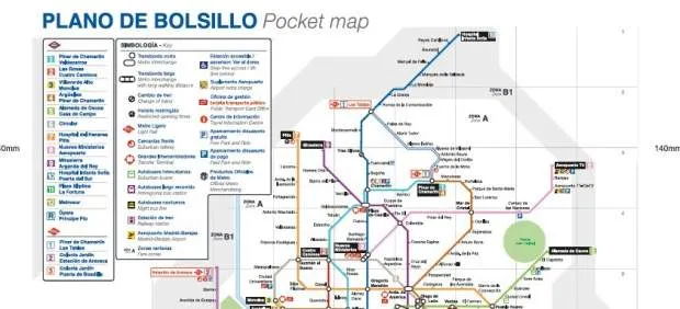 Metro de Madrid vuelve a implantar el mapa clásico del suburbano ... Metro de Madrid vuelve a implantar el mapa clásico del suburbano ...