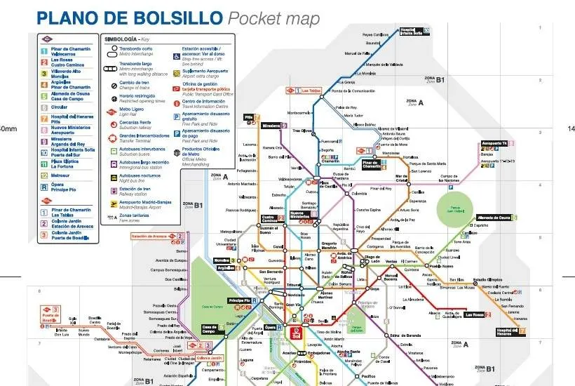 Metro de Madrid vuelve a implantar el mapa clásico del suburbano ... Metro de Madrid vuelve a implantar el mapa clásico del suburbano ...