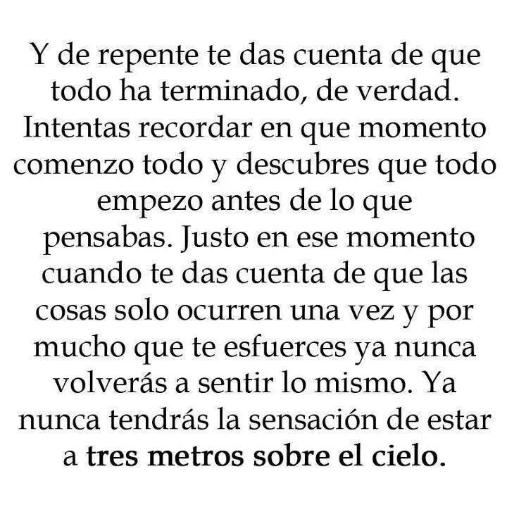 Tres metros sobre el cielo | Frases | Pinterest Tres metros sobre el cielo | Frases | Pinterest