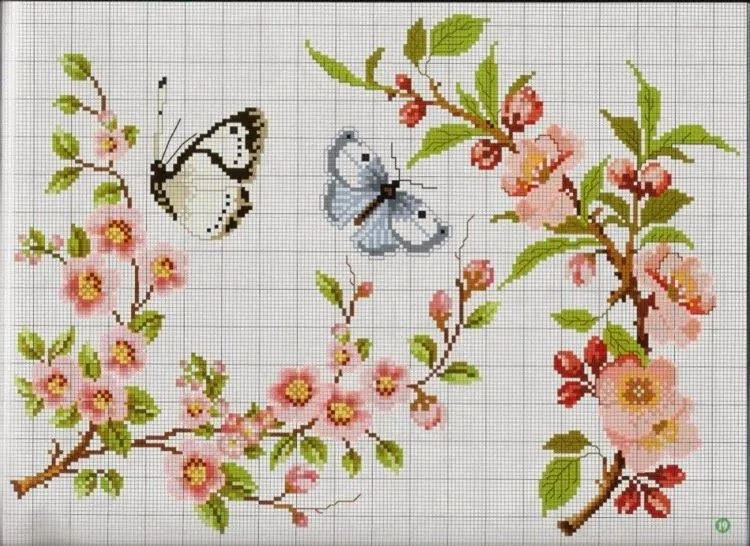 Meu jardim de crochê: Gráficos para bordar ponto cruz Meu jardim de crochê: Gráficos para bordar ponto cruz