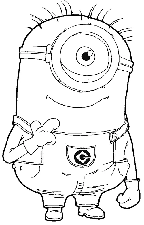 Minions para colorear e imprimir - Imagui