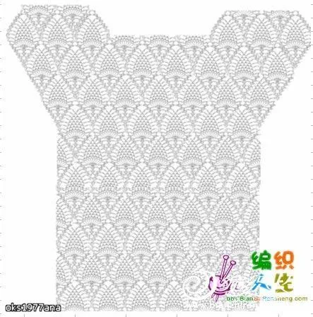 Meu Paraiso: Vestido ou Blusa Ponto Abacaxi Croche Meu Paraiso: Vestido ou Blusa Ponto Abacaxi Croche