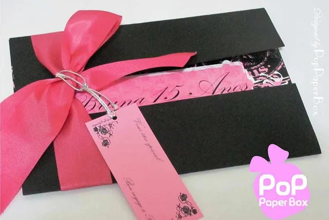 Meus 15 Anos : Convites com Laços