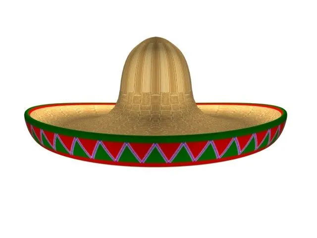 mexican hat 3d max