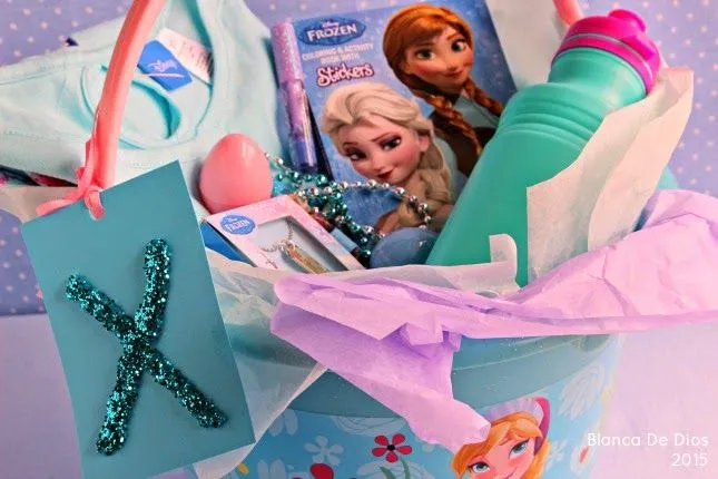 Una Mexicana en USA: Canasta de pascua para niñas inspirada en FROZEN Una Mexicana en USA: Canasta de pascua para niñas inspirada en FROZEN