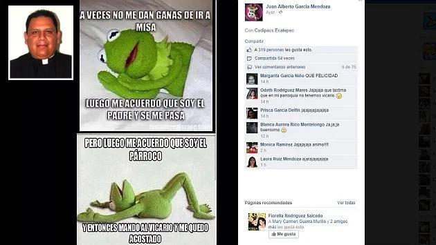 México: Un sacerdote te invita a misa con un meme en Facebook ...