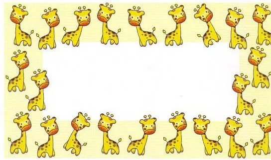 Dibujo de jirafa infantil - Imagui