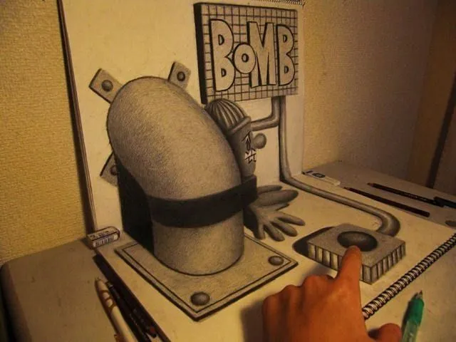 Las cosas mias: Dibujos a lápiz en 3D, por Nagai Hideyuki Las cosas mias: Dibujos a lápiz en 3D, por Nagai Hideyuki
