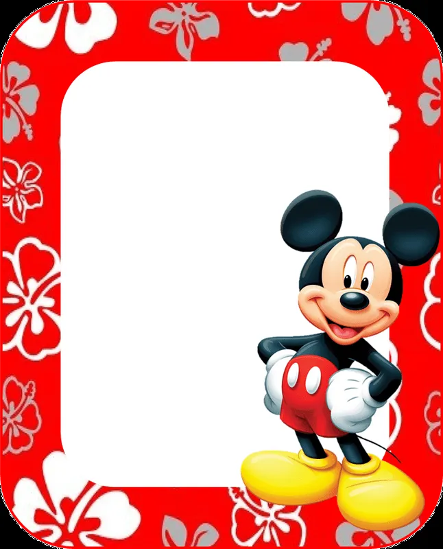Mickey-2-010.png (646×800) | invitation | Pinterest | Ratones ...