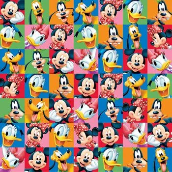 Mickey and Friends 12x12 Scrapbooking Paper