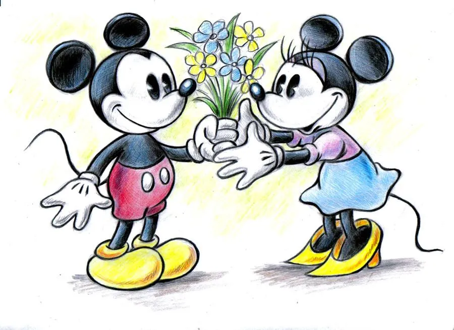Mickey and Minnie by zdrer456 on DeviantArt