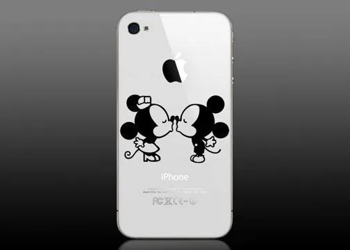 Mickey and Minnie cutie mini kissing for iphone by GrabersGraphics