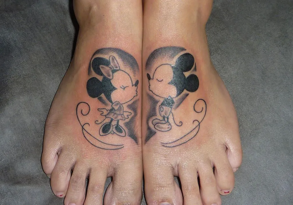mickey and minnie tattoo by D3adFrog on DeviantArt mickey and minnie tattoo by D3adFrog on DeviantArt