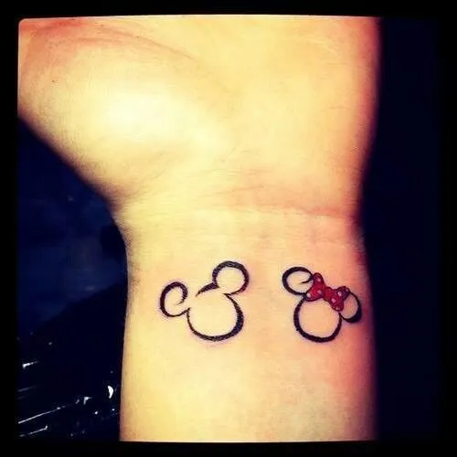 Mickey and Minnie tattoos. | •tattoos• | Pinterest Mickey and Minnie tattoos. | •tattoos• | Pinterest