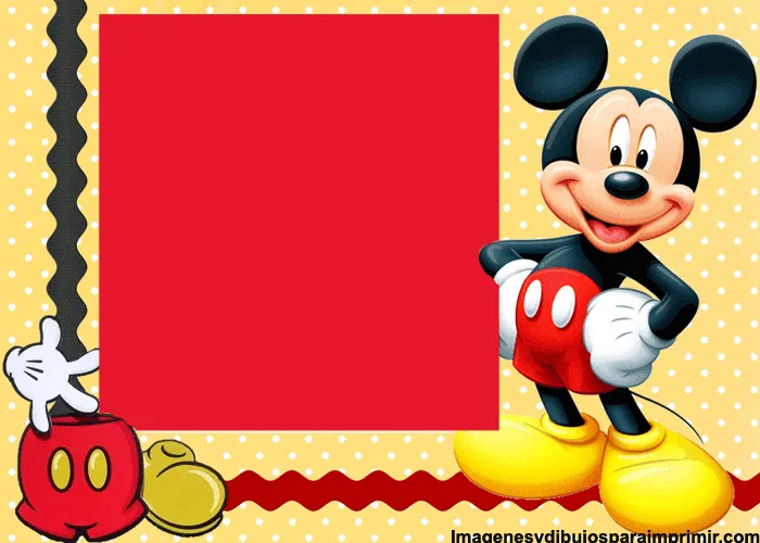 Mickey birthday cards-Images and pictures to print