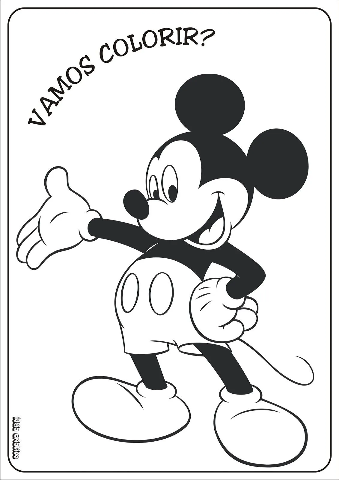 Mickey Colorir/ Marinheiro Mickey Colorir/ Marinheiro
