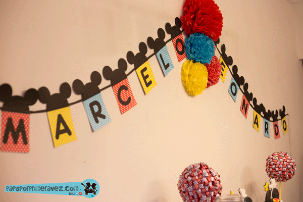 Mickey – Cumple para el primer añito | Hada Artesana Mickey – Cumple para el primer añito | Hada Artesana