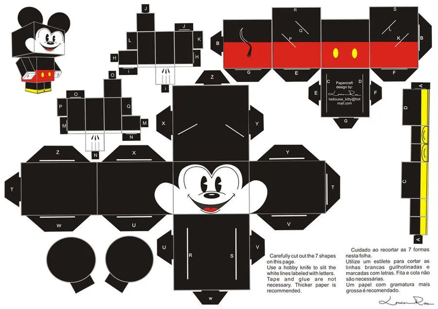 Mickey y Minnie para imprimir gratis. Juguetes de papel. - Ideas y material gratis para fiestas y celebraciones Oh My Fiesta! Mickey y Minnie para imprimir gratis. Juguetes de papel. - Ideas y material gratis para fiestas y celebraciones Oh My Fiesta!