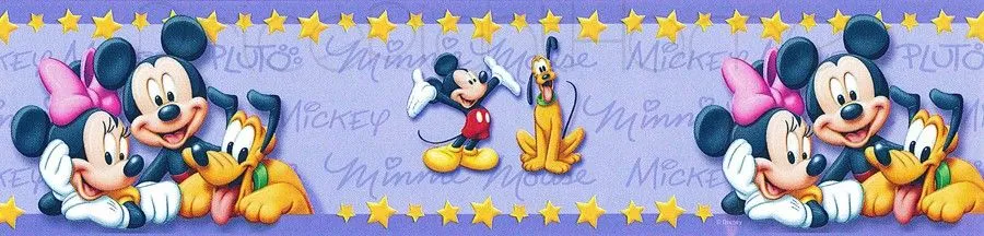 Mickey Minnie Mouse Wallpaper Borders 10M Free P P | eBay Mickey Minnie Mouse Wallpaper Borders 10M Free P P | eBay