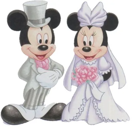 mickey y minnie vestidos de novios san valentin disney para