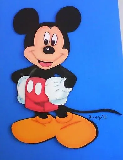 Manualidades de Mickey Mouse en foami - Imagui Manualidades de Mickey Mouse en foami - Imagui