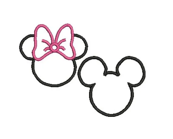 Mickey Mouse Applique Embroidery Design by MyIttyBittyDesigns Mickey Mouse Applique Embroidery Design by MyIttyBittyDesigns