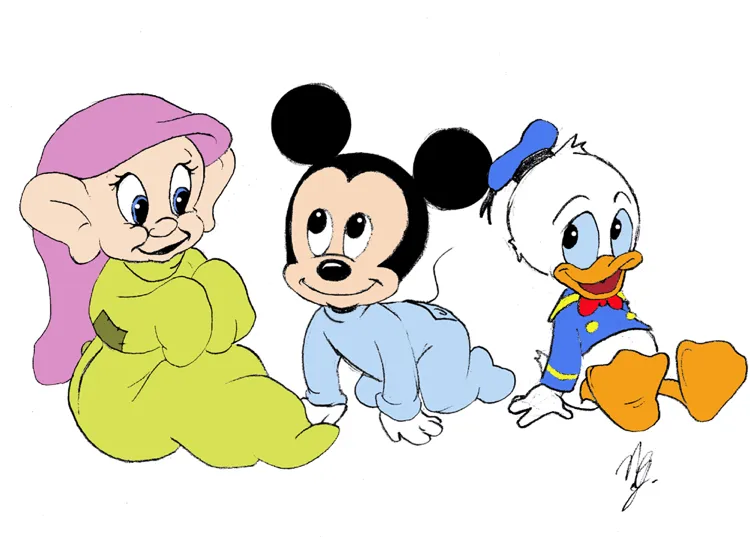 Baby Disney vector - Imagui