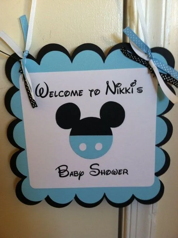 Baby shower bebé Mickey - Imagui