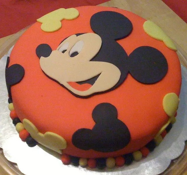 Pastel de fondant de Mickey Mouse - Imagui Pastel de fondant de Mickey Mouse - Imagui