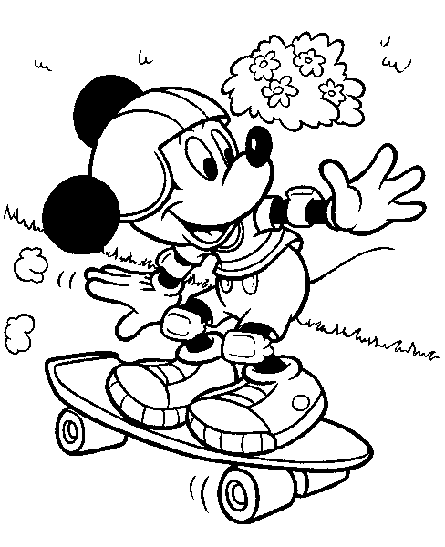 Mickey Mouse coloring pages | Wedding theme ideas