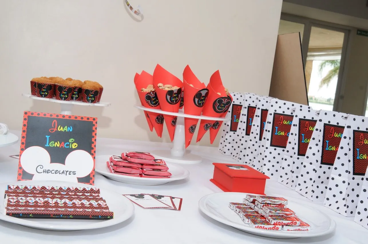 Mickey Mouse en el Cumple 1 de Juan Ignacio!