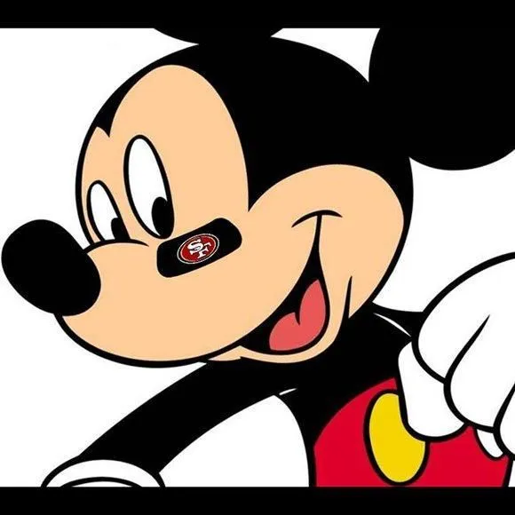 Mickey Mouse Disney 49ers #sf 49ers #49ers #niners #football | SF ... Mickey Mouse Disney 49ers #sf 49ers #49ers #niners #football | SF ...