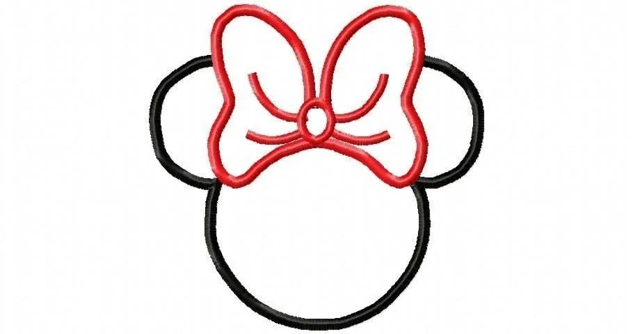 Minnie Mouse Outline | New Calendar Template