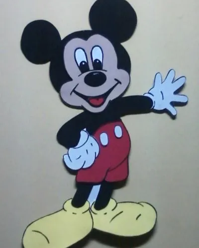 Moldes de fomi de Minnie Mouse - Imagui