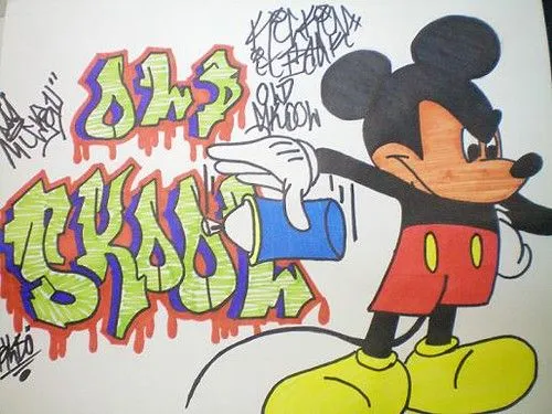 Mickey Mouse Graffiti | Flickr - Photo Sharing! Mickey Mouse Graffiti | Flickr - Photo Sharing!