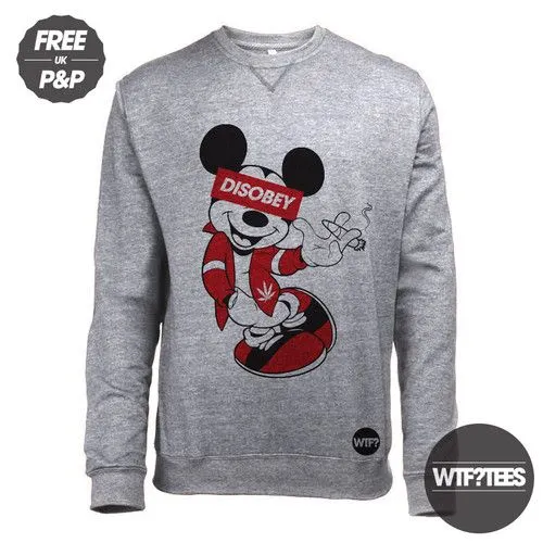 Mickey Mouse Hands Jumper Disobey Sweatshirt Obey Drake YMCMB Ofwg ... Mickey Mouse Hands Jumper Disobey Sweatshirt Obey Drake YMCMB Ofwg ...