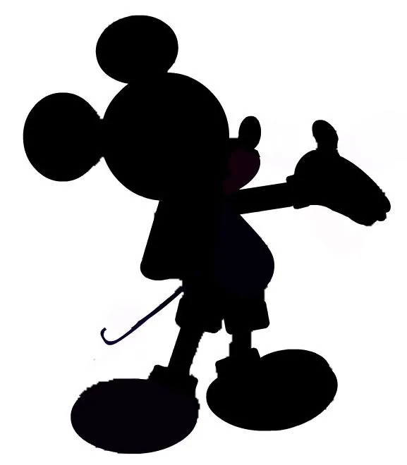 Mickey Mouse Silhouette - ClipArt Best