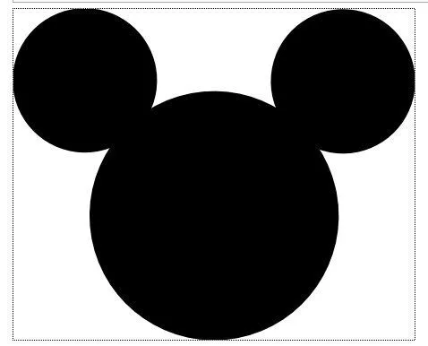 Mickey Mouse head template - Imagui