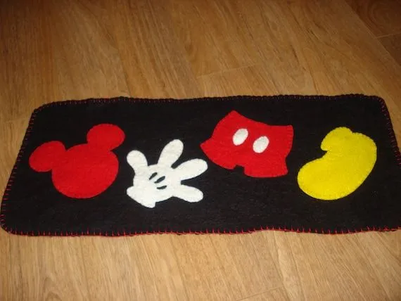 MIckey Mouse inspired parts Runner 30 x 12 by 3LaughingPumpkins MIckey Mouse inspired parts Runner 30 x 12 by 3LaughingPumpkins