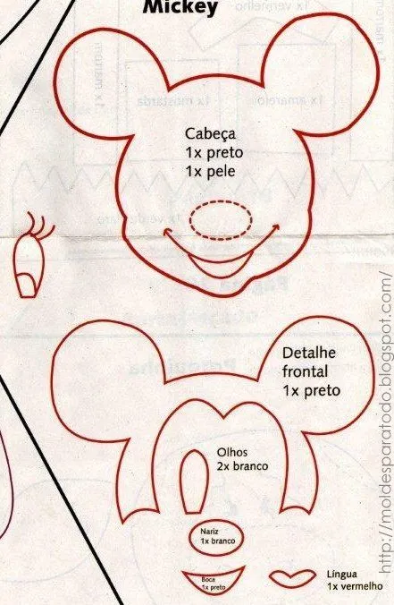 mickey mouse patrones - Cerca con Google | Mickey Mouse y Minnie ...