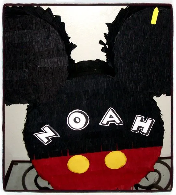 Mickey Mouse Pinata | Mickey Mouse Birthday Party Idea's ...