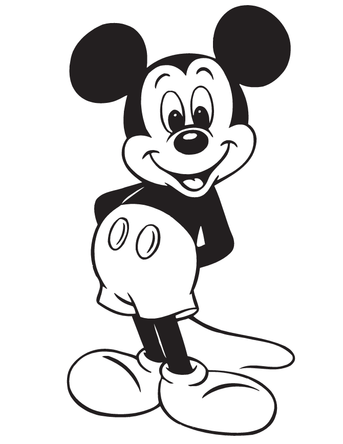 Mickey Mouse para pintar